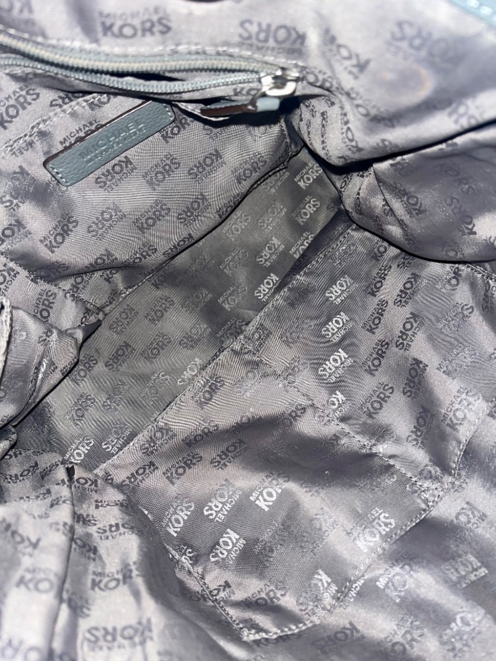 Michael Kors Jet Set bah Dark Gray/Green - Picture 12 of 13